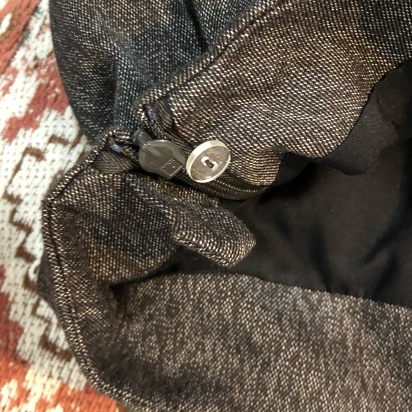 Coldwater Creek Pencil Skirt Career Brown Zipper Pockets Lined Double Slit - Picture 5 of 11